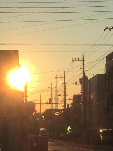 夕日１～ナックル星人が現れそうな